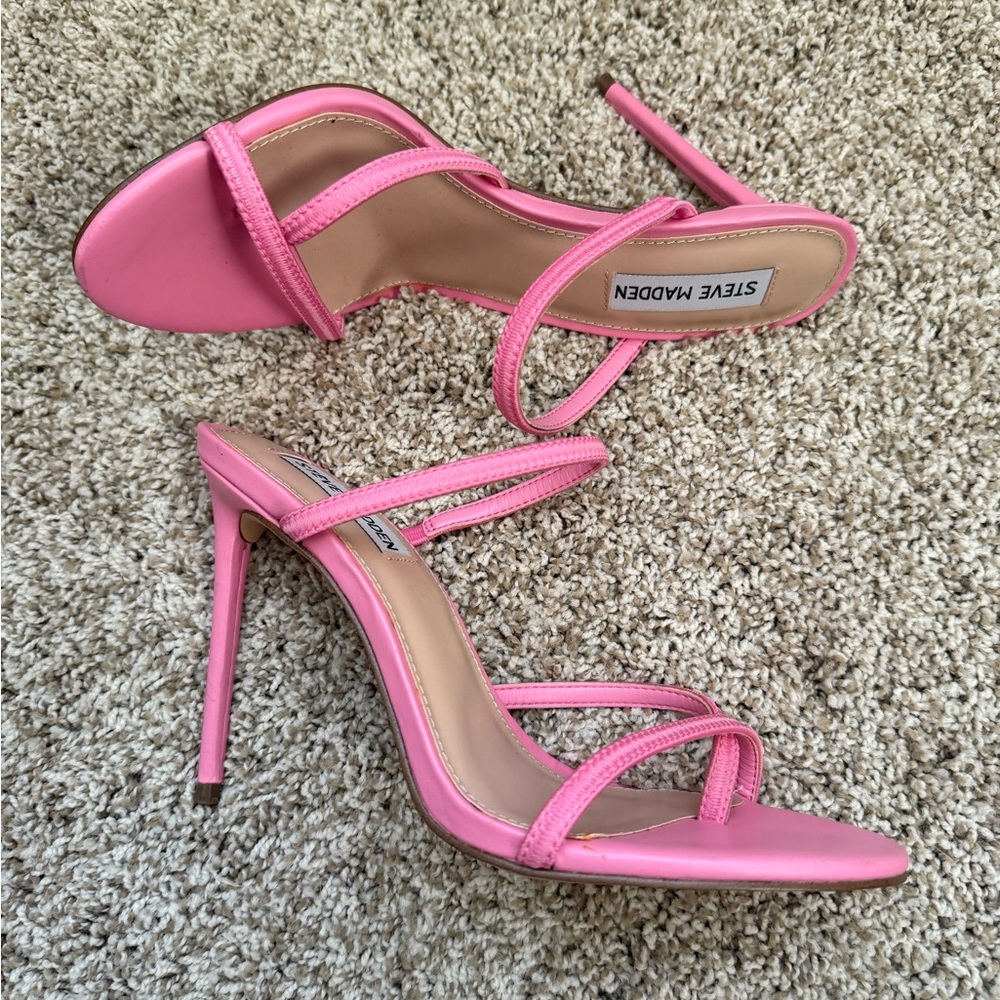Steve Madden Pink Strapy Heels
